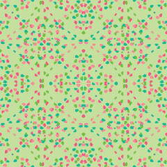 Seamless fractal pattern in vector format for printed fabrics or any other purposes. Every object is grouped base on color so the pattern is editable, tileable and easy to use.