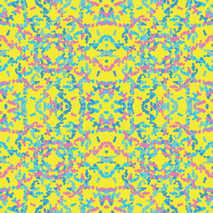 Seamless fractal pattern in vector format for printed fabrics or any other purposes. Every object is grouped base on color so the pattern is editable, tileable and easy to use.