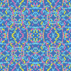 Seamless fractal pattern in vector format for printed fabrics or any other purposes. Every object is grouped base on color so the pattern is editable, tileable and easy to use.