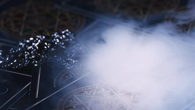 Pentagram Symbol in  Smoke
