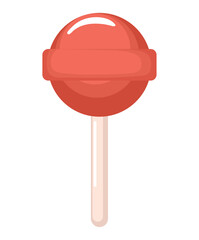candy in stick design