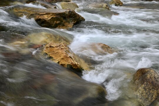  Small Mountain Stream Close Up