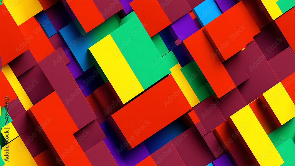 Aufkleber seamless gradient multicolored abstract background with geometric shapes. perfect for for banner, ad