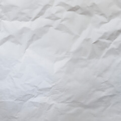 White paper wrinkled poster template, blank glued creased paper sheet mockup. white poster mockup on wall. empty paper mockup.