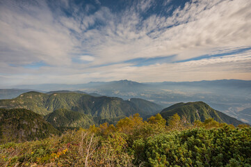 Obraz premium mountains in the morning