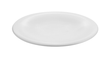white plate isolated on transparent png