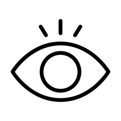 Vision line icon