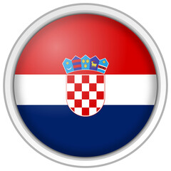 Croatia circle flag