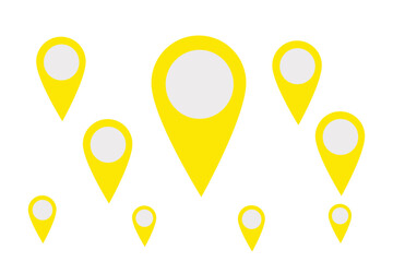 map pointer with pin icon
