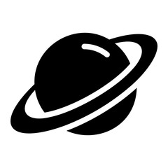 saturn glyph icon