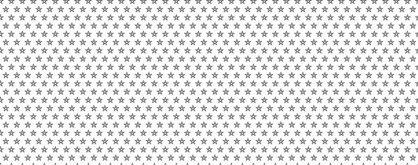black white pentagram seamless pattern