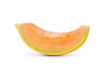 Yellow melon isolated on transparent png