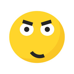Emoji emoticon sad angry face yellow