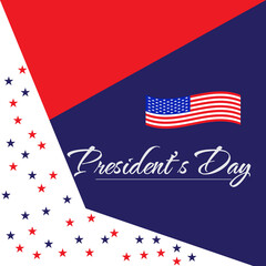 Background president's day.President's day sale. Vector banner template