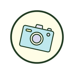 Camera icon vector design templates