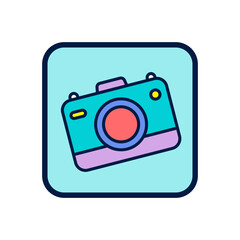 Camera icon vector design templates
