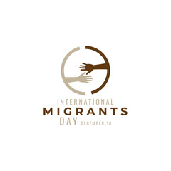 International Migrants Day Logo Icon Symbol