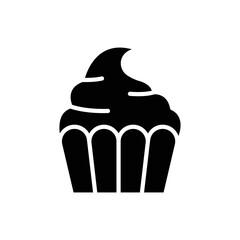 cupcake icon vector design template