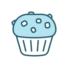 cupcake icon vector design template