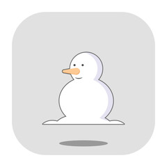 snowman cartoon object