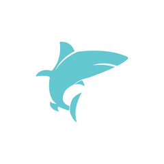 shark icon illustration vector