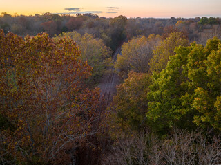 Fototapeta premium Clarksville Tennessee Aerial