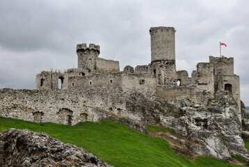 ruins of silesian castle - Ogrodzieniec Castle 