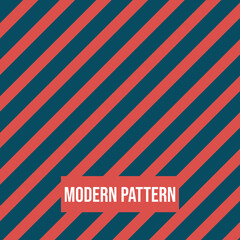 Fototapeta premium Abstract geometric pattern with lines strip pattern seamless vector background. Blue and Red texture can be used in cover design, book design, poster, cd cover, flyer, website backgrounds or ads
