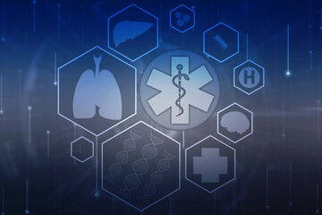 Medical and Health care concept background, Medical Science, Biotechnology concept background