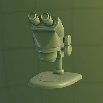 Stereo microscope animation