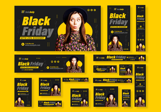 Black Friday Web Banner Sets