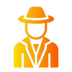 detective gradient icon