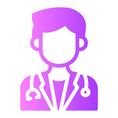 doctor gradient icon