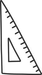 plank black thin line element, School icon set.