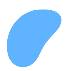 Abstract blob shape 