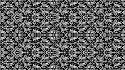 batik damask pattern Design 7 Apparel Sport Wear Sublimation Wallpaper Background 