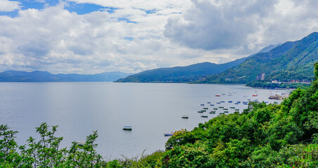 lake in mountains