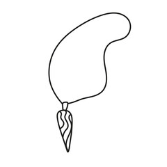 Hand drawn illustration magic amulet.