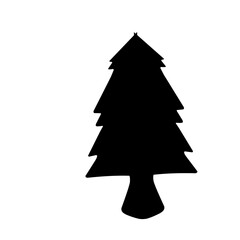 winter tree silhouette
