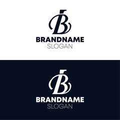 the letters LB. vector logo monogram alphabet minimalist design