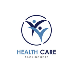 Human character logo sign