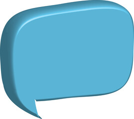 speech bubble 3d