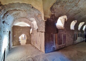 Pompei - Interno della Casa del Criptoportico