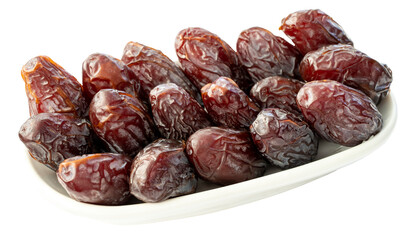 Jerusalem date Fruit isolated on white background.