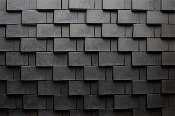 Black brick wall background wallpaper design