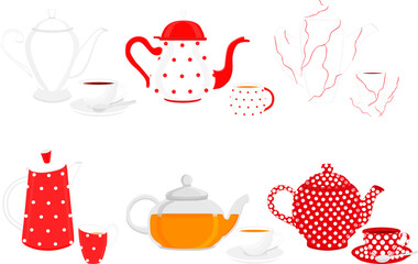 Various sweet tasty natural tea