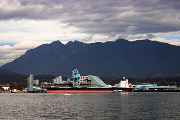 view of the harbor from stanley park