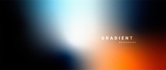 Blue gradient background with grain texture	
 - obrazy, fototapety, plakaty
