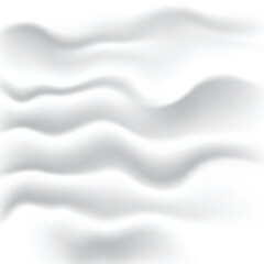 White wave background effect design template