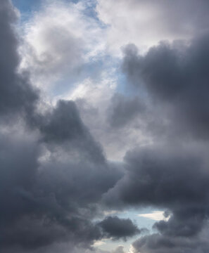 Stunning moody dramatic stormy sky for use as background or in composite images